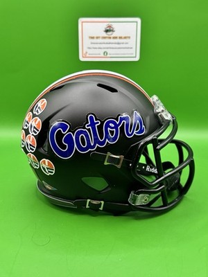 Florida Gators Custom Black Mini Football Helmet  Black