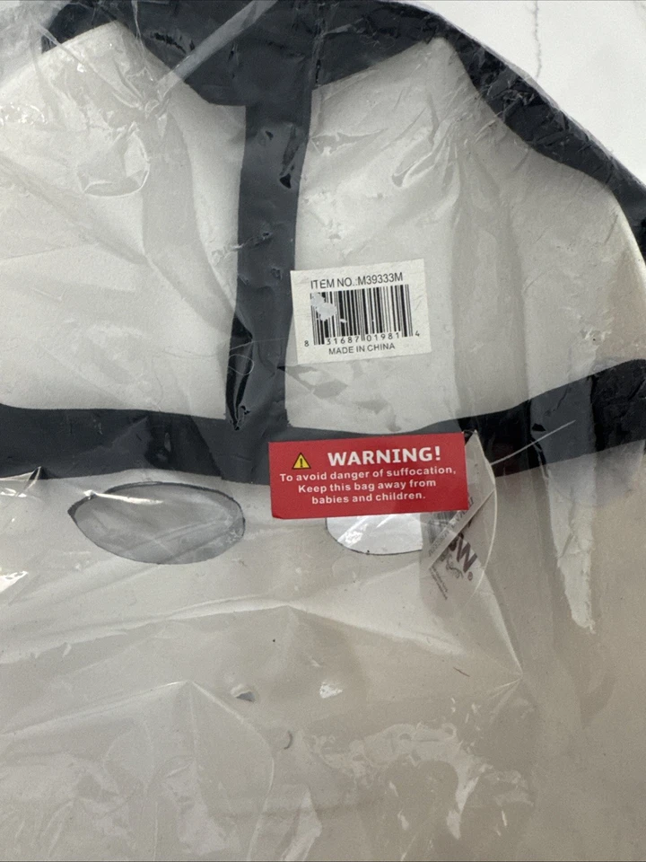 Day of the Dead Half Mask - Male - Costume Accessory - Adult Teen - Image 4 of 4