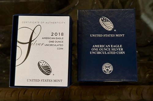 United States Mint American Eagle 2018 1 oz Silver Uncirculated Coin 0.999