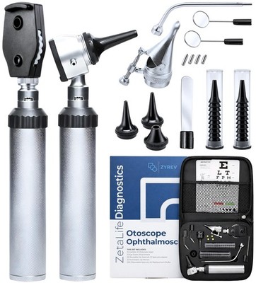 Otoscope Oph Diagnostic Set - 36 Piece Medical and Nursing Student Otoscope/O