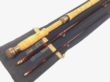 Hardy Graphite Salmon Fly Deluxe 15’ 4″ 3 Piece Rod Line #10 Spey & Overhead ...