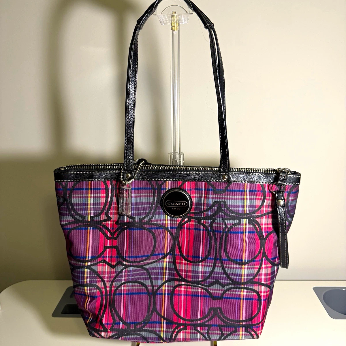 Purple Poppy Coach Purse for sale | eBay