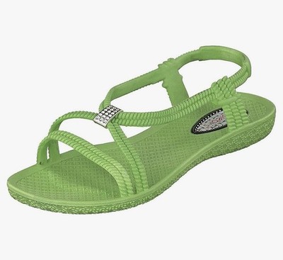 Siebi s  Badeschuhe Brandneu Sommer Urlaub Wellness Pantolette Grün 39/40 Top