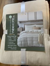 NEXHOME PRO Duvet Cover Set 100  Organic Cotton King Set Brand New Never Opened