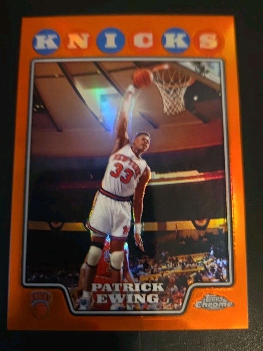 2008-09 Topps Chrome - Patrick Ewing #179 Orange Refractor /499