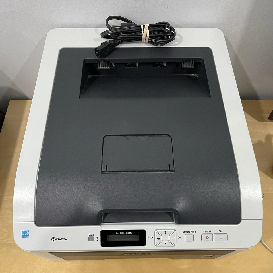 Brother HL-3045CN Network Color Laser Printer - Works, Needs Toner - Image 2 of 4