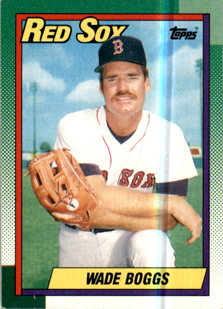 Wade Boggs #760 Baseball Cards 1990 Topps trading card — raw and PSA graded price guide