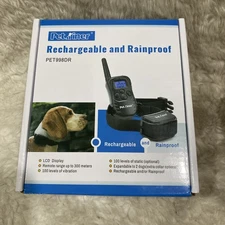 Petaine PET998DR Rechargeable Waterproof Dog/Pet Training Collar System W/Remote
