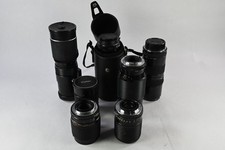 Lot of Older "For Nikon" Mount Manual Focus Lenses AS-IS G136