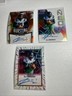 (3) 2025 Leaf Vivid D.J. DJ Bordeaux Autos Neon, White Laser, Orange SSP
