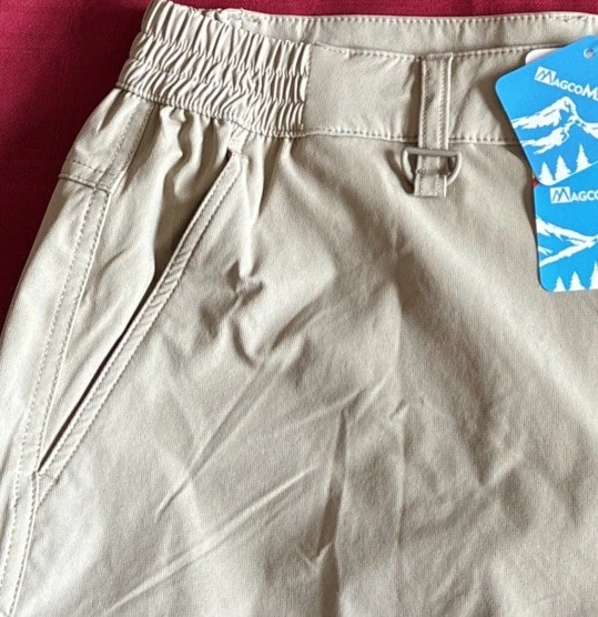 NWT~MagcoMsen~Men's Quick Dry~Cargo/Hiking Shorts~Zipper Pockets~Lightweight~36