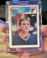 Brett Hull Rookie Card . rookie card picture