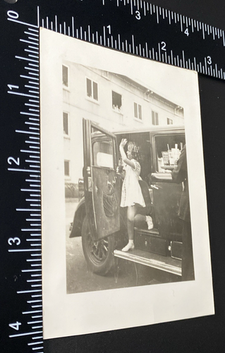1937 Actriz Shirley Temple Saliendo Coche Agitando a los Fans Militares Hombres Hawai Foto - Imagen 22 de 22