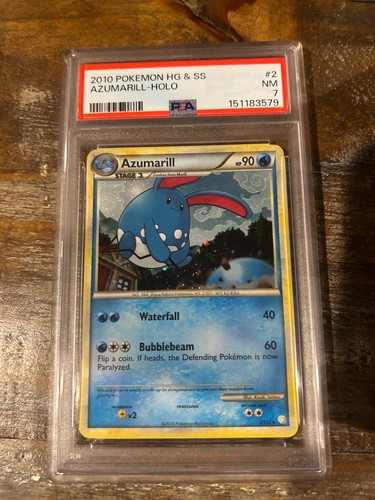 Azumarill graded PSA 7 for sale on eBay