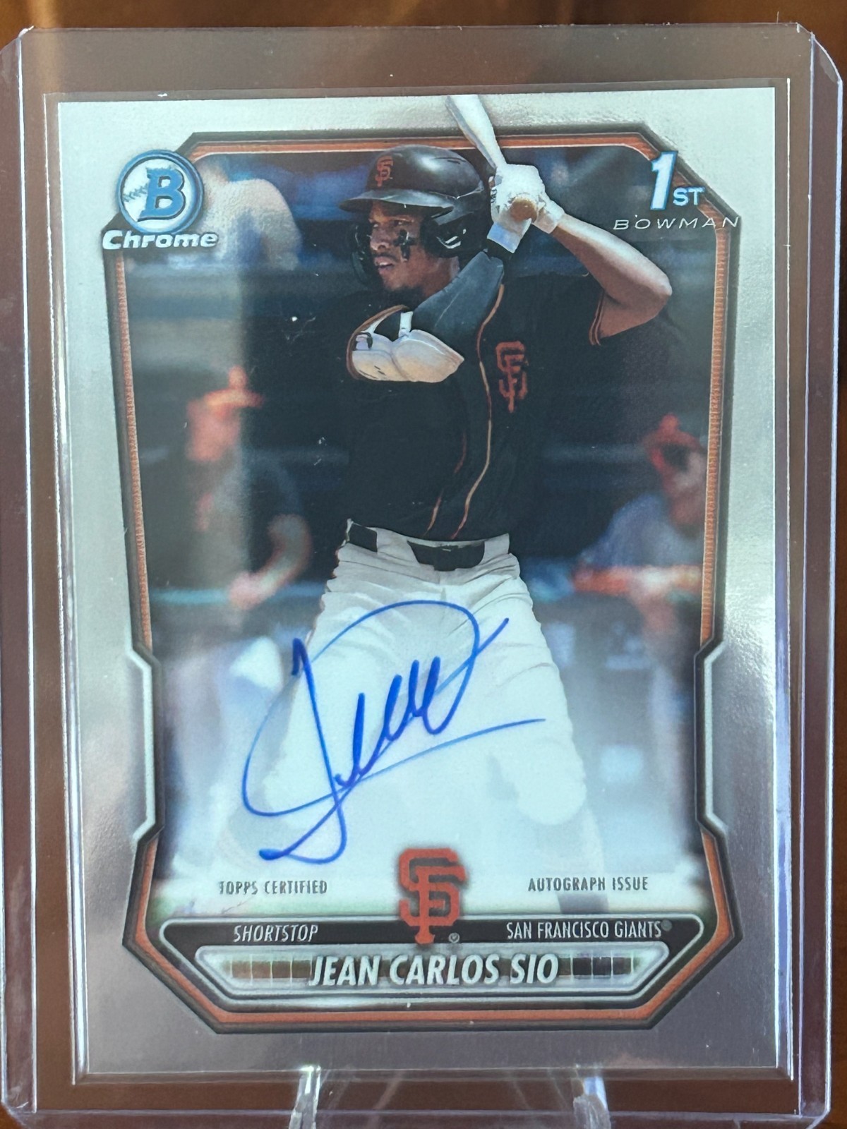 2026 Bowman Chrome Jean Carlos Sio Auto 1s  Prospect #CPA-JSL Giants