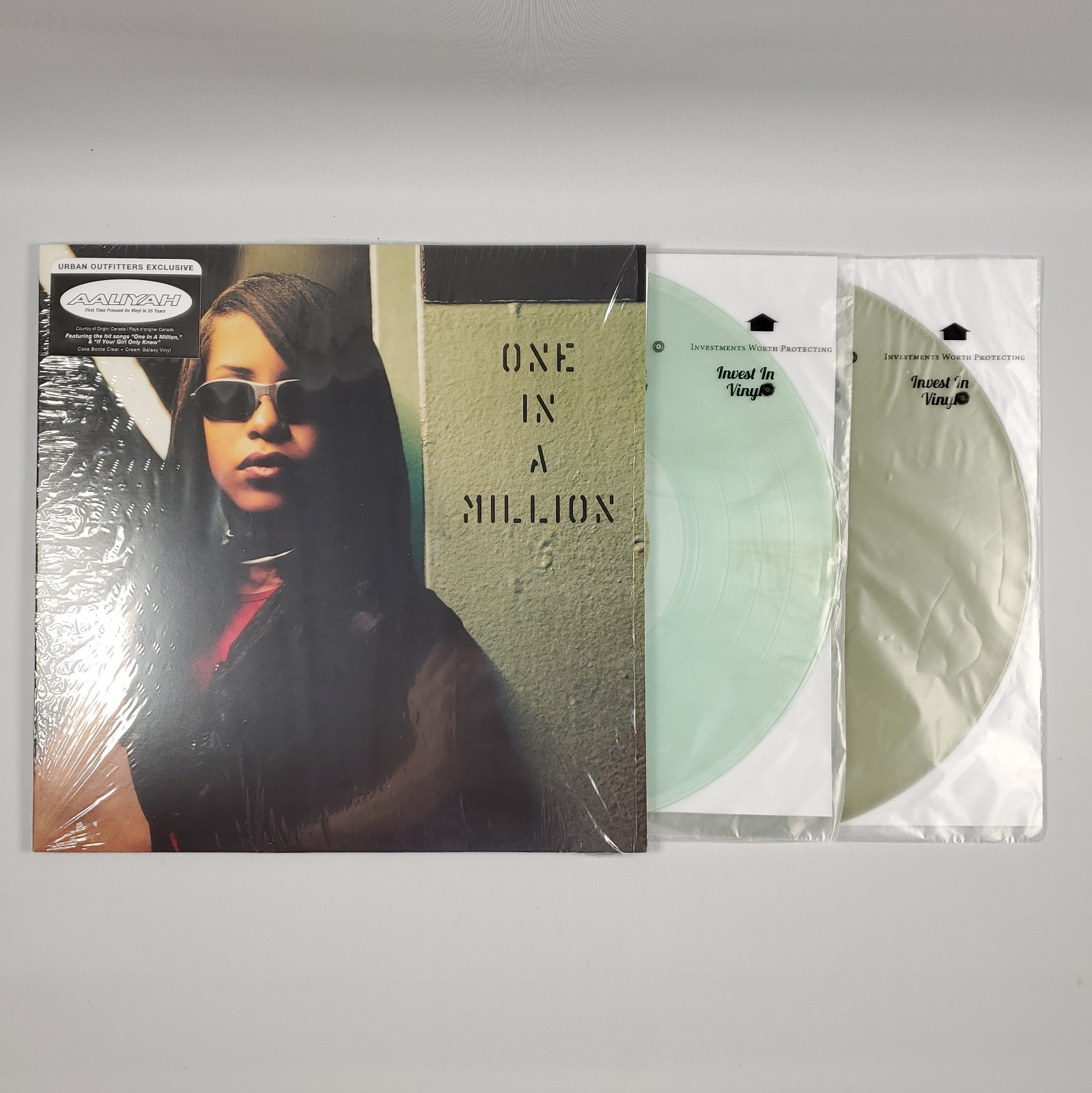 AALIYAH - One In A Million 2LP Vinyl (Record, 2022) Coke Bottle/Cream EX/EX
