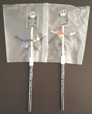 Disney Applause Nightmare Before Christmas Jack & Sally Pencils & Twirly Toppers