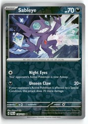 Sableye 136/193 Paldea Evolved Reverse Holo