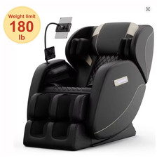 Zero Gravity Full Body Massage Chair with Heating, Airbags, Foot Roller  Touch