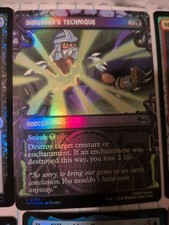 Mtg Tmnt Foil Lot Of 24 Shredders Technique Showcase Foil Tokens Legendary...