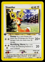 Stantler 76/111 Neo Genesis 1st Edition Common