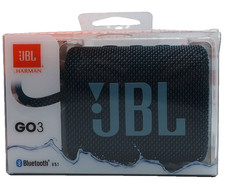 JBL GO3 Portable Waterproof Dustproof Wireless Bluetooth Speaker Blue NEW 