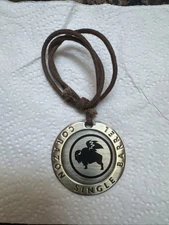 Buffalo Trace Bourbon Barrels Corazon Single Barrel Metal Tag Coin Bottle Charm