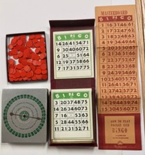 Vintage Pocket Bingo Game, 1940s