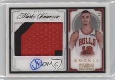 2021 National Treasures Rookie Crossover 2009 /10 Marko Simonovic Patch Auto f1m