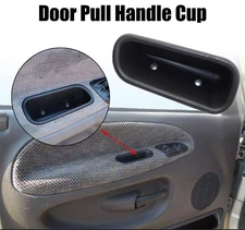 Pair For 1994-2002 Dodge Ram 2500 3500 Car Front RH & LH Door Pull Handle Cup