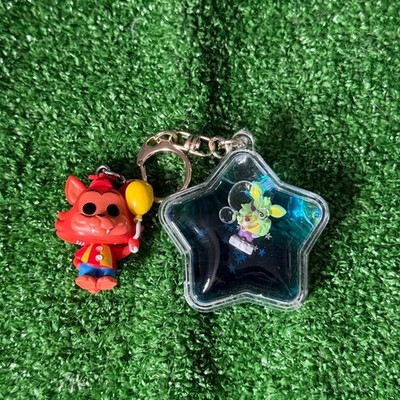 Five Nights at Freddy's FNAF Foxy Funko POP Keychain + Blacklight Foxy Tsunameez