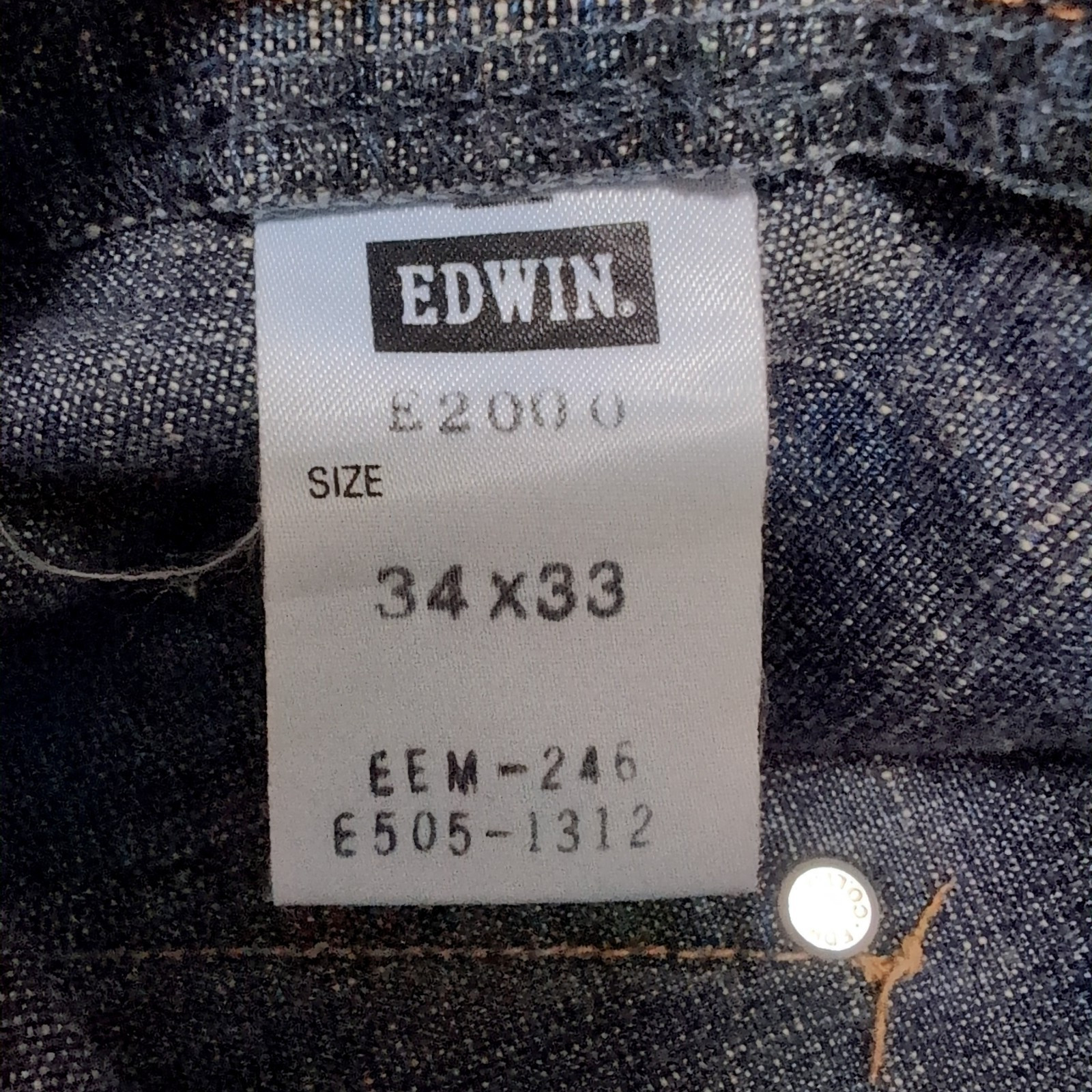 EDWIN E-FUNCTION 3D Cut Straight Jeans Made in Ja… - image 11