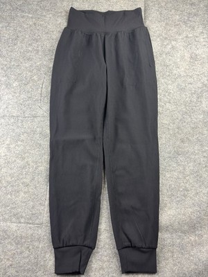 Athleta Salutation Rib Jogger Womens S Black Pull On Performance Sweatpants