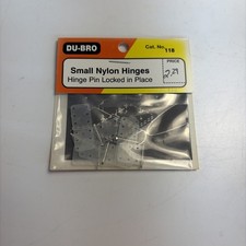 Du-Bro Small Nylon Hinges No. 118 NOS
