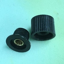Vintage Fender Electric Guitar Amplifier Knobs Dan Electro Aged Relic Amp Black