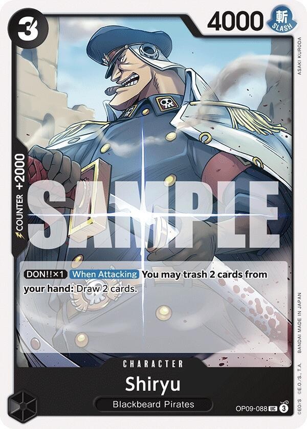 One Piece - Shiryu - Emperors in the New World OP09-088 - NM