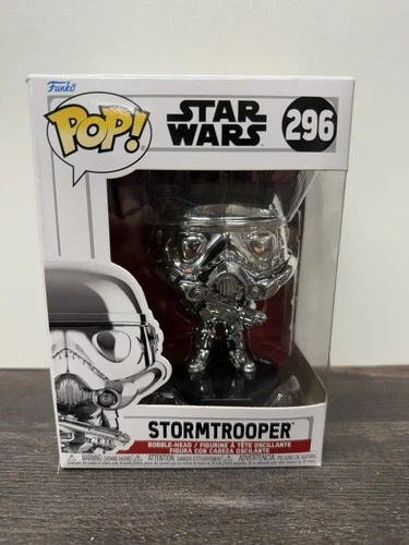 Funko POP! Star Wars #296 Silver Chrome Stormtrooper Vaulted