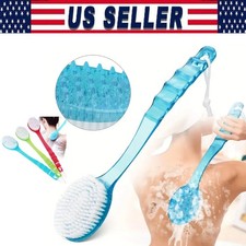 Long Handle Bath Body Brush Soft Back Shower Exfoliating Skin Scrubber Massager