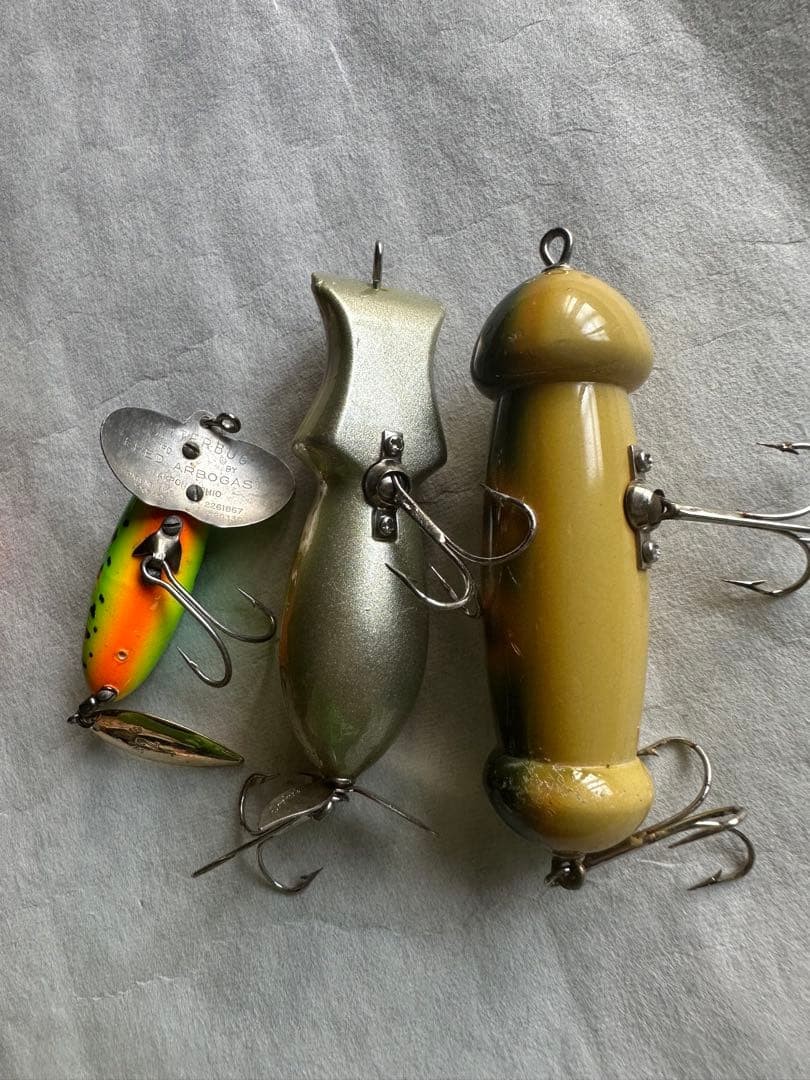 Doraku Heddon ZEAL Old Lure Set in Original Box Fish Fishing Bait Used - Image 3