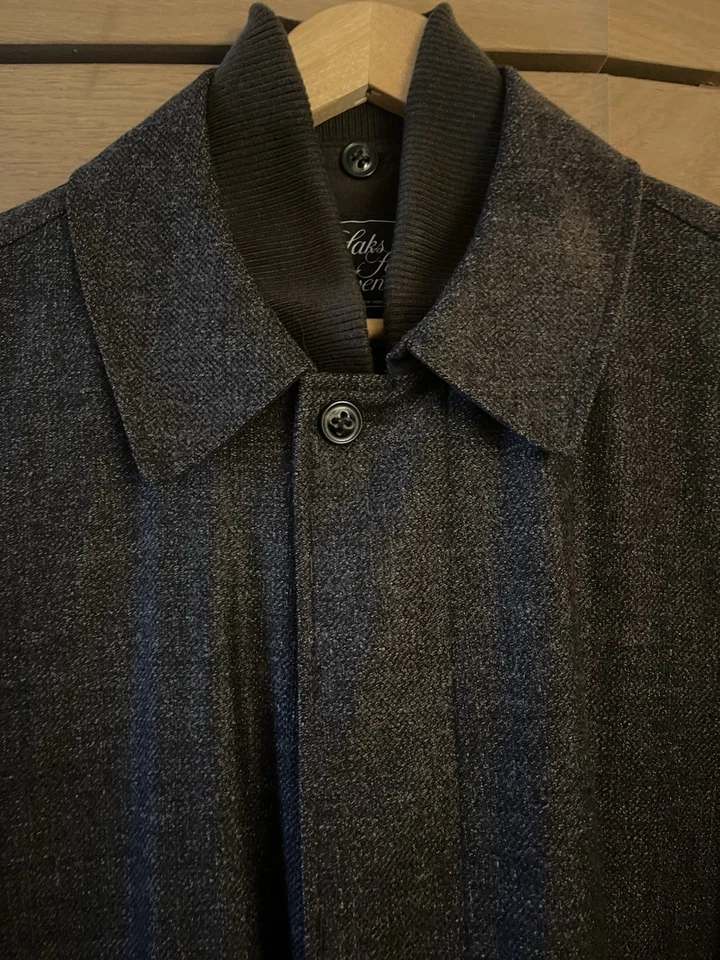 Loro Piana Wool Storm System Sport Fabrics Coat Jacket Saks Fifth Avenue L - Image 3 of 4