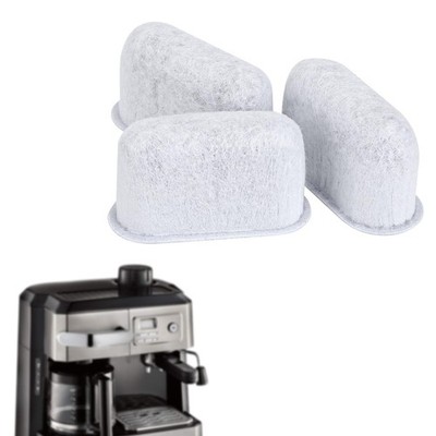 3pcs Activated Charcoal Coffee Maker Filters for Delonghi Espresso Machines
