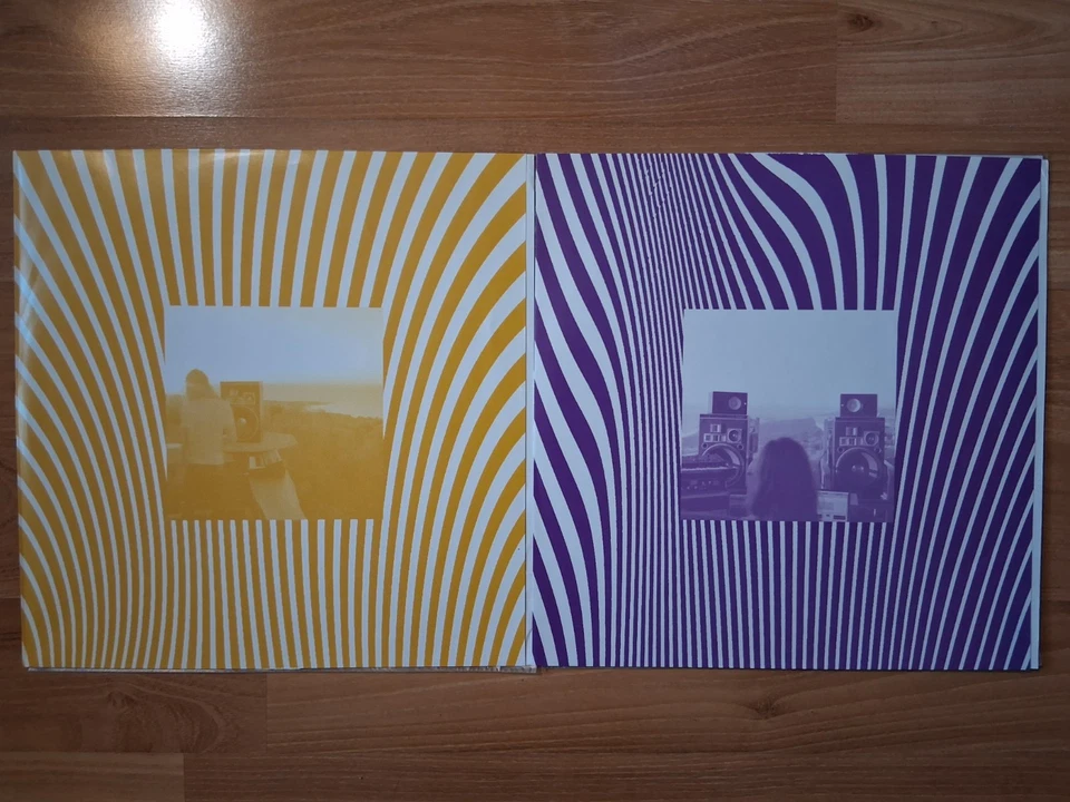 Tame Impala Currents Vinyl LP 2015 Amber Translucent & Violet OOP RSD - Image 3 of 4