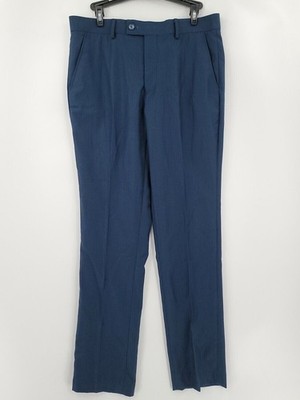 Alberto Cardinal Slim Fit Mens Size 38R 32W Color Navy Straight Chino Pants NWT