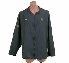 Baylor Bears Football Team Issued Nike Dri Fit Black Pullover Quarter Zip XXL
