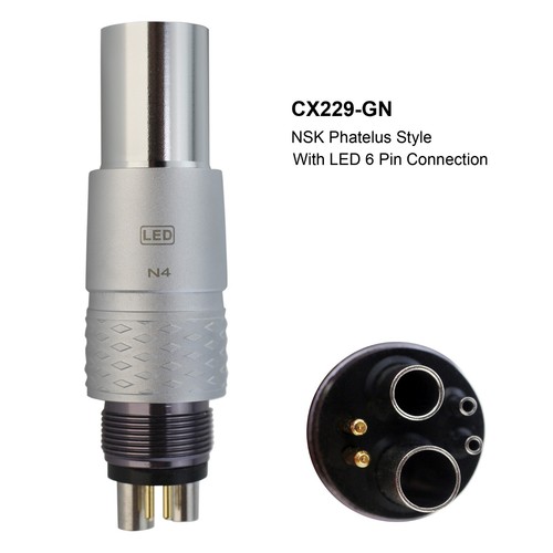 Pieza de mano de fibra óptica dental COXO CX207-G turbina para acoplamiento KAVO Sirona NSK - Imagen 104 de 281