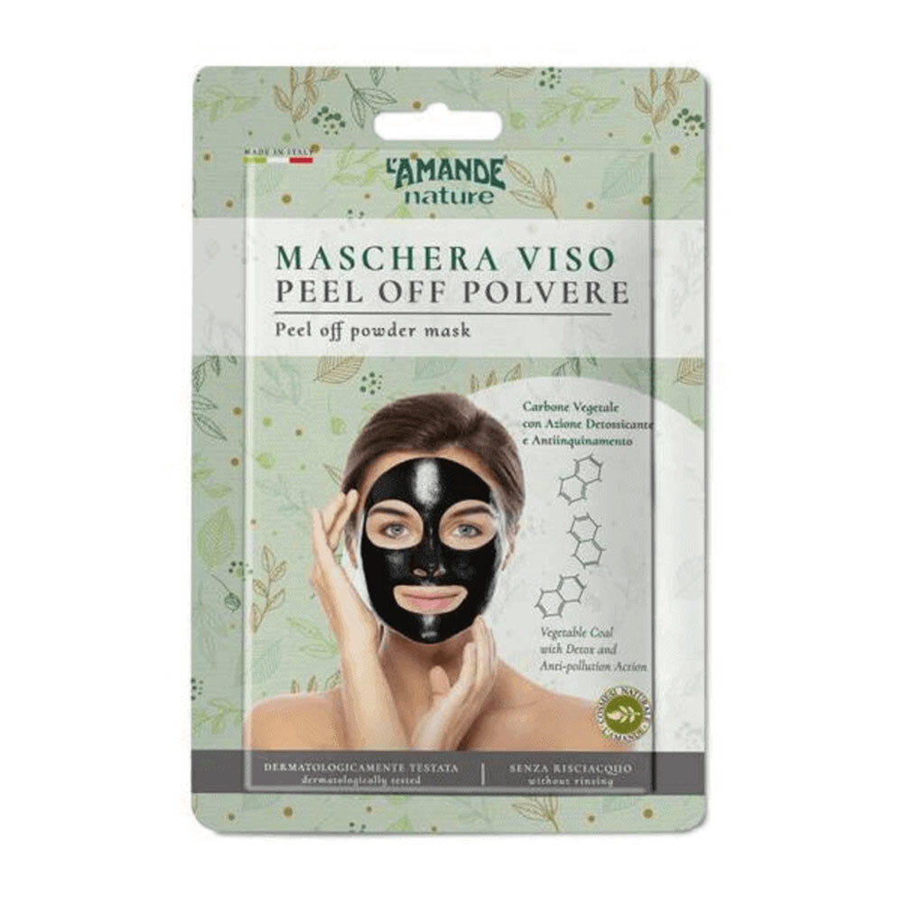 L'Amande Nature - Maschera Viso Peel Off Polvere Senza Risciacquo