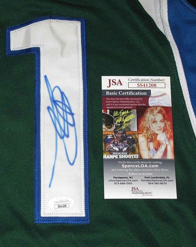Rare DIRK NOWITZKI signed Autographed "DALLAS MAVERICKS" MAVS JERSEY b JSA COA - Picture 5 of 10