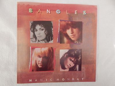 BANGLES ''Manic Monday'' PICTURE SLEEVE! BRAND NEW! NICEST COPY ON eBAY!