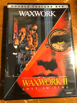 Waxwork 1 + 2 Compilation Double Feature DVD NEW SEALED Horror Lost In Time II
