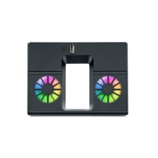 Colorful Discoloration Cooling Fan For Xbox Series X Dual Controller Charger New